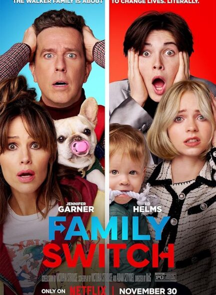دانلود فیلم جابجایی خانواده Family Switch 2023 + دوبله فارسی