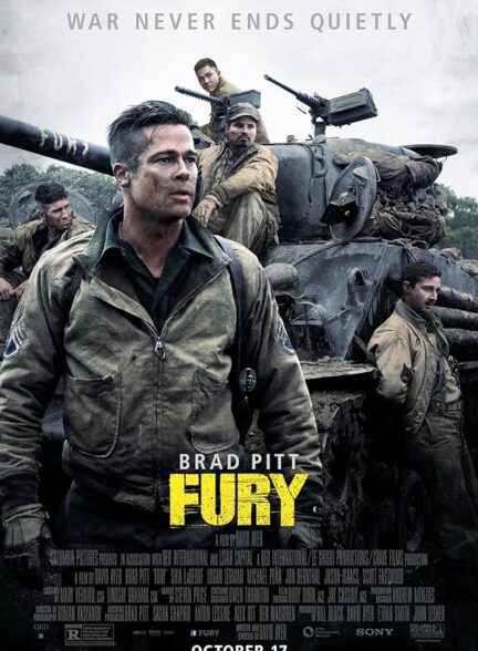 دانلود فیلم خشم Fury 2014 + دوبله فارسی