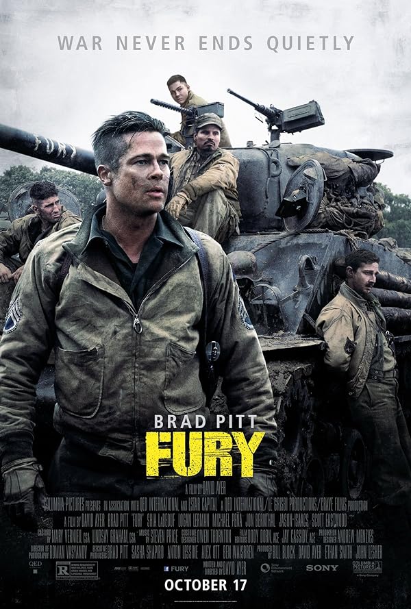 دانلود فیلم خشم Fury 2014