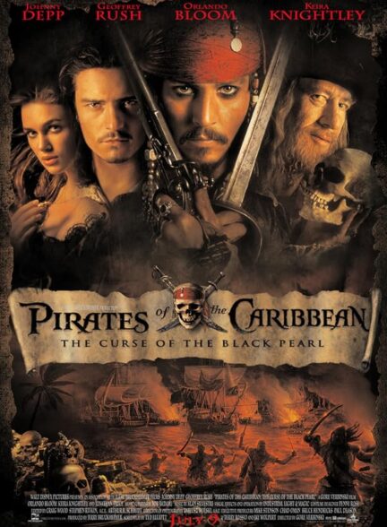 دانلود فیلم دزدان دریایی کاراییب 1 نفرین مروارید سیاه Pirates of the Caribbean: The Curse of the Black Pearl 2003 + دوبله فارسی