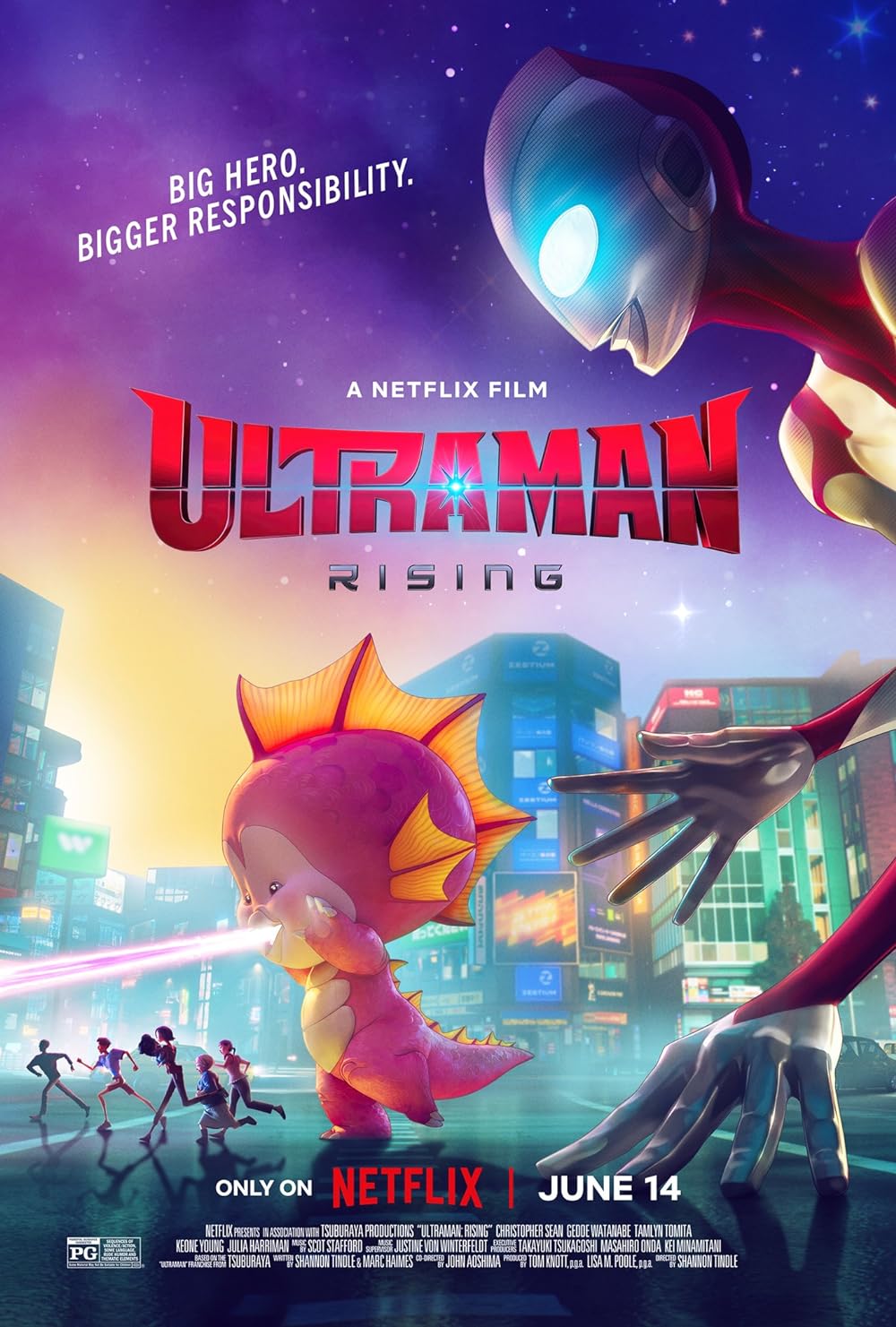 دانلود انیمیشن اولترامن خیزش Ultraman: Rising 2024